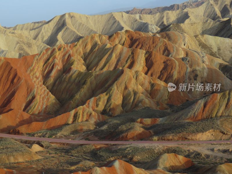 甘肃张掖七彩丹霞风景区旅游风光