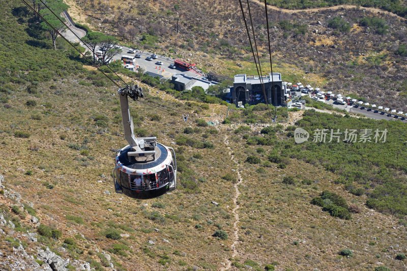 南非开普敦，桌山Table Mountain，观光缆车