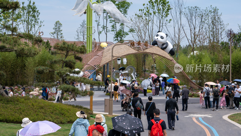 2024年成都世界园艺博览会的人流