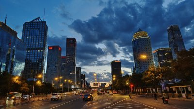 北京国贸高楼大厦