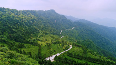 中国山脉自然风光航拍