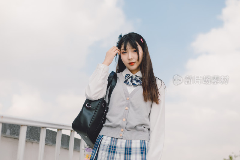 日系少女JK制服写真 青春活力