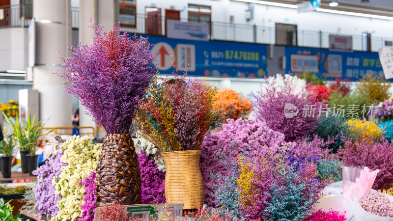 国庆假期云南昆明的斗南花市