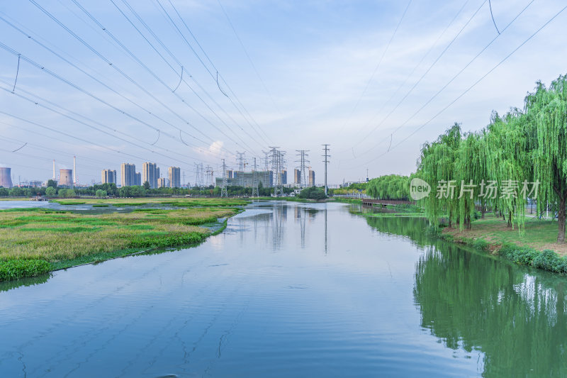 武汉洪山区杨春湖公园风景