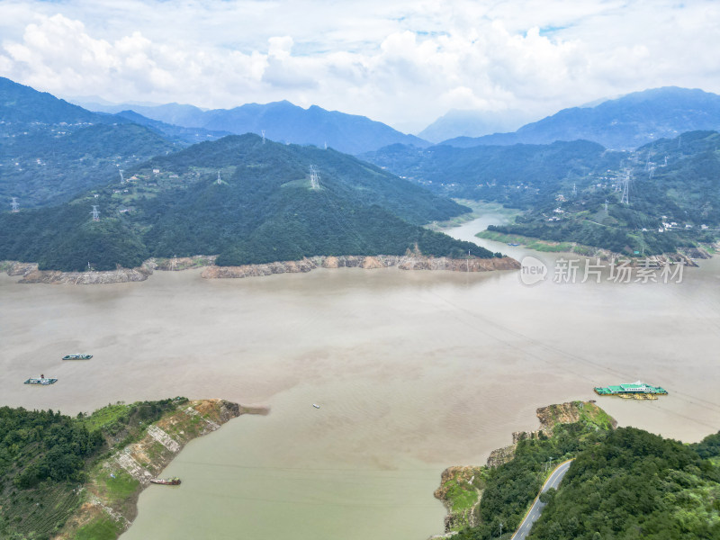 祖国壮丽山河湖北长江三峡风光