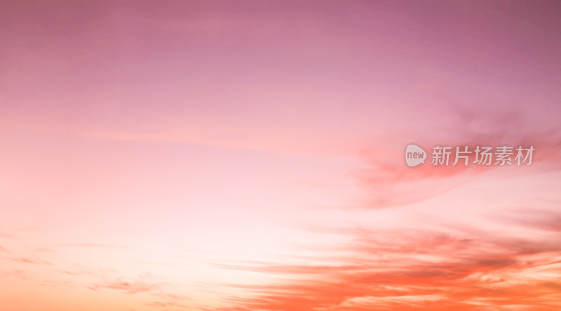 日落夕阳西下晚霞余晖火烧云自然景观