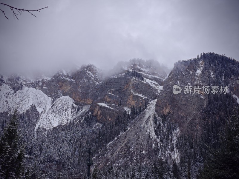 摄影-雪山之巅