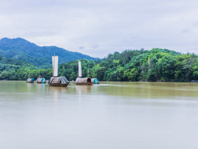 浙江丽水古堰画乡风光