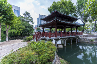 武汉江汉区中山公园风景