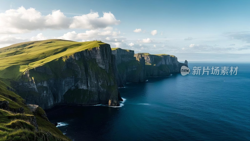 山间湖泊自然绝美风景