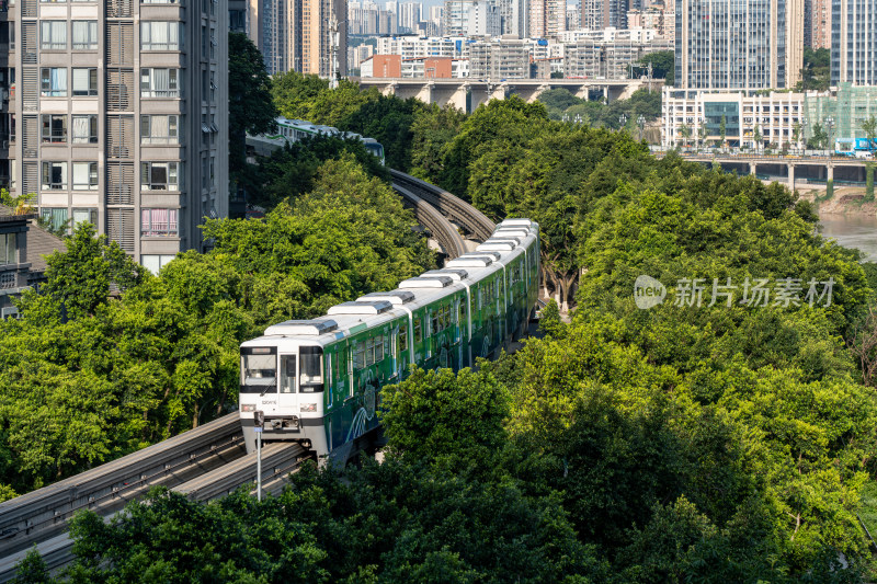 重庆城市地铁风景