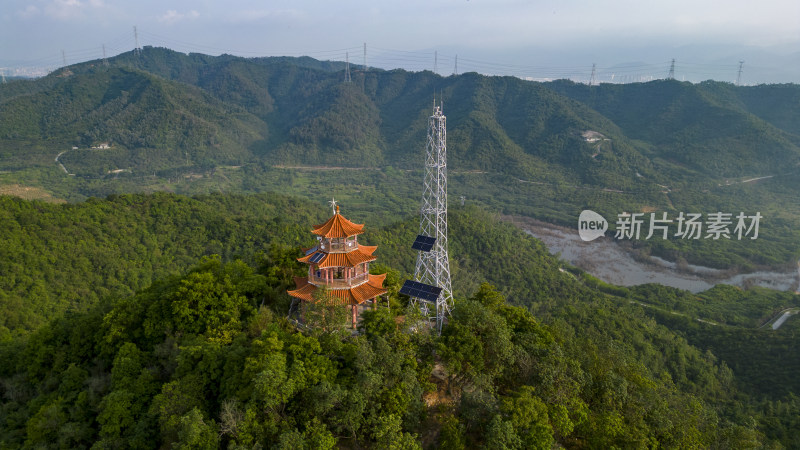 航拍深圳洞其寨风景