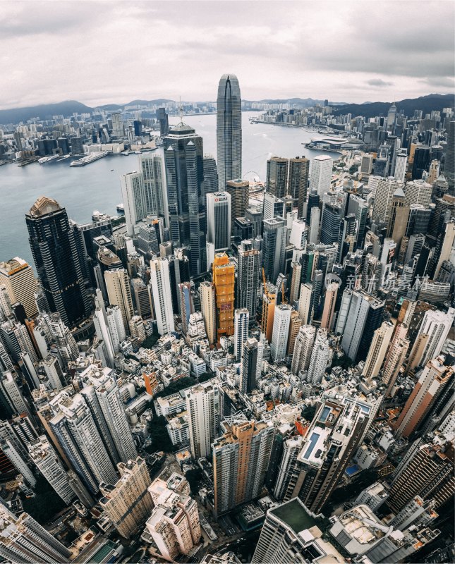 香港建筑群航拍
