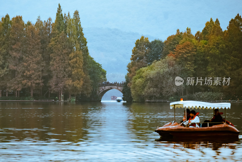 浙江杭州西湖风景名胜区秋景