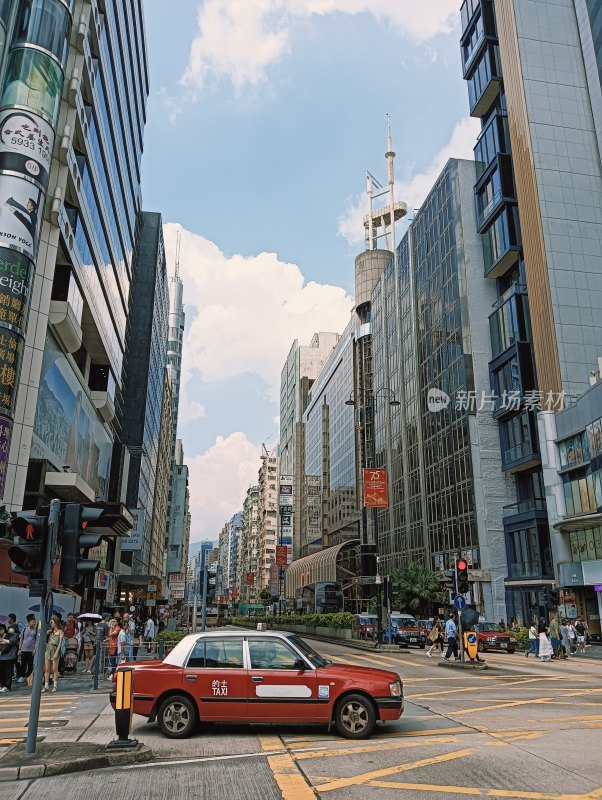 香港街景出租车