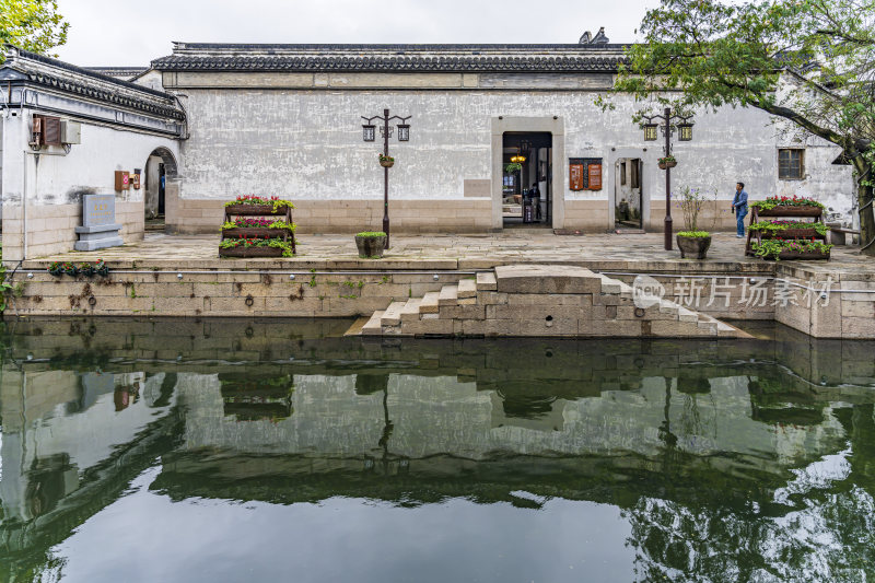 浙江湖州南浔古镇江南水乡风景