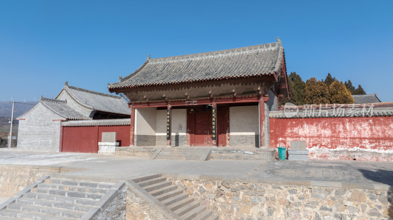 山西省国宝文物建筑清凉寺航拍