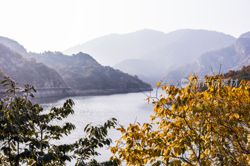 北京青龙峡景区秋季风光