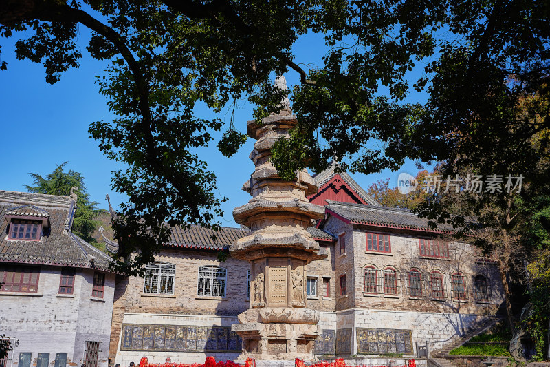 南京栖霞山栖霞寺秋色