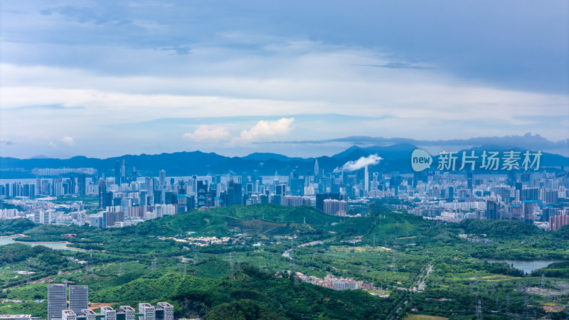 深圳城市风光航拍图