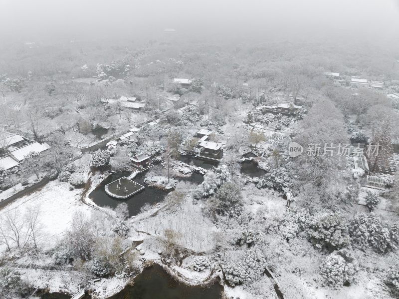 南京明孝陵雪景