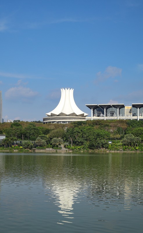 广西南宁国际会展中心城市风光建筑