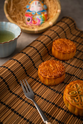 中国传统节日中秋节美食月饼