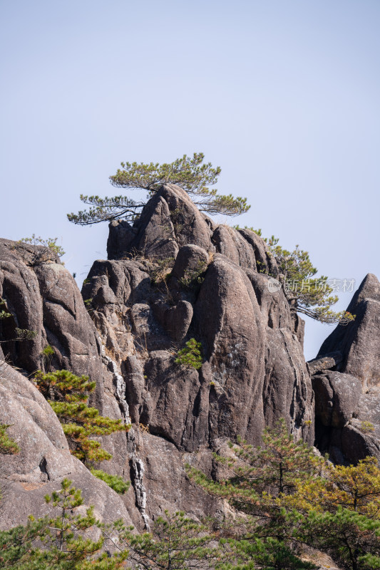 安徽黄山风景区自然风光