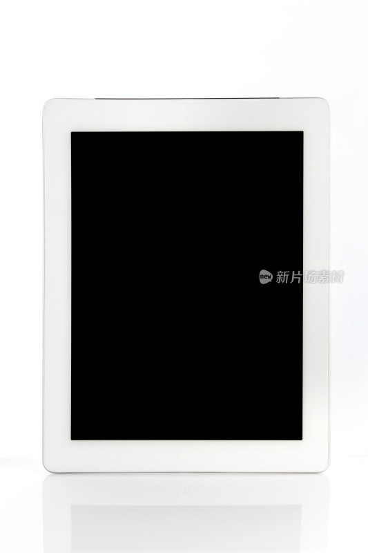 白色平板电脑特写