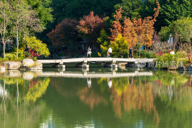 福州黎明湖公园景色