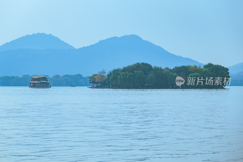 浙江杭州西湖风景名胜区秋景