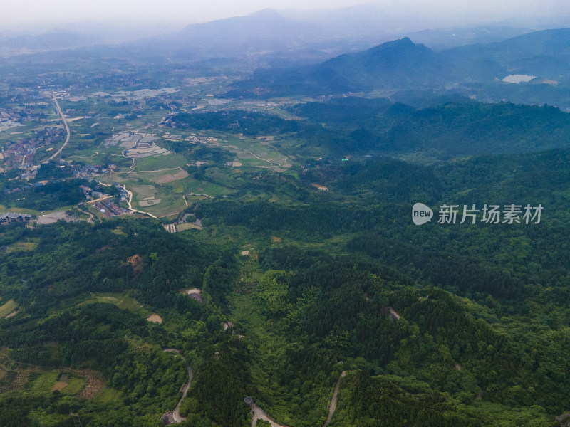 湖南靖州飞山4a景区航拍摄影图