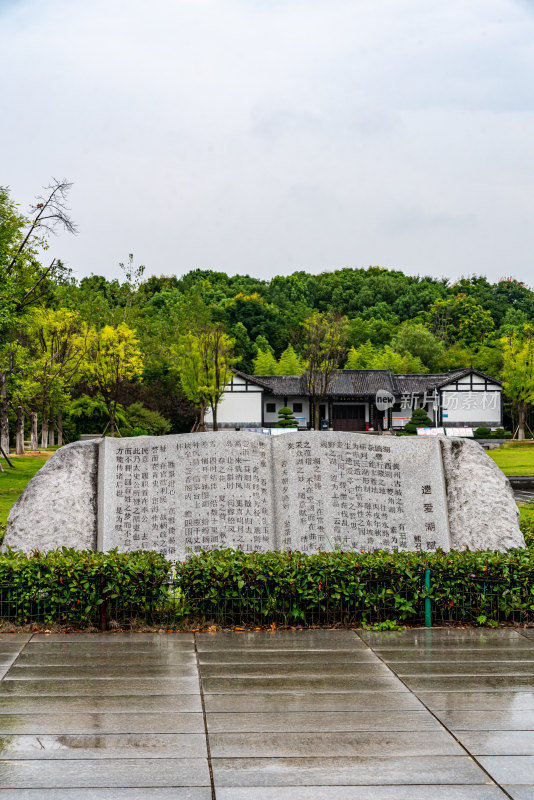 湖北黄冈遗爱湖风景区自然景观