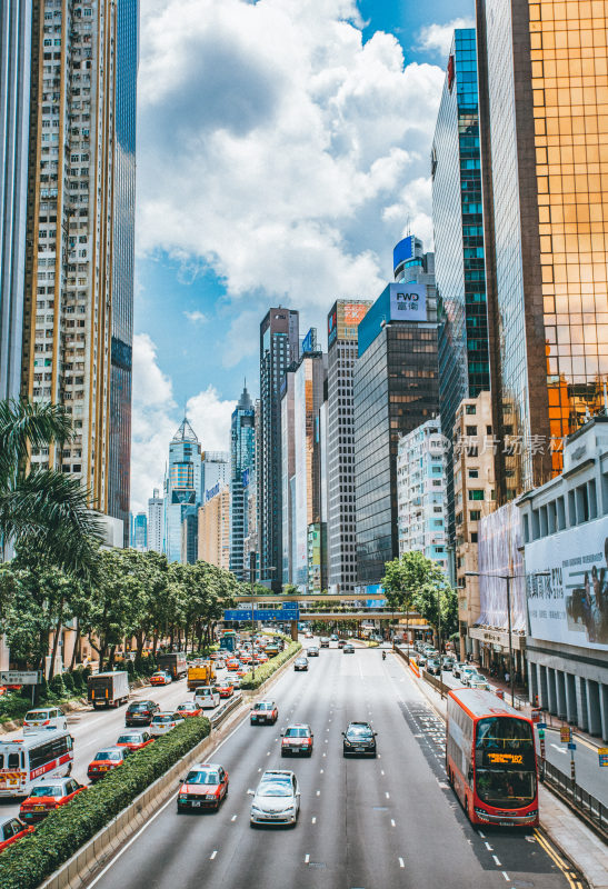 香港中环城市风光