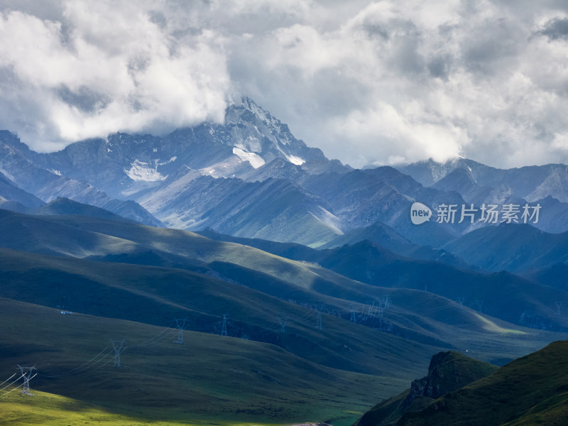 独库公路的草原美景