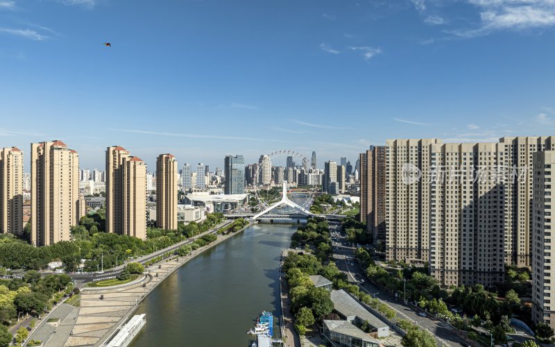 天津地标建筑天津之眼摩天轮