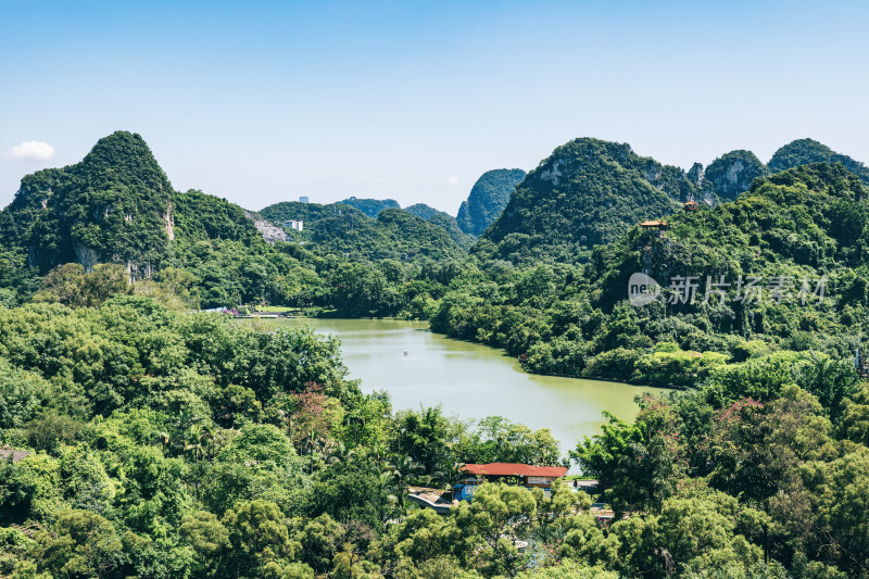 广西柳州龙潭公园山水景观