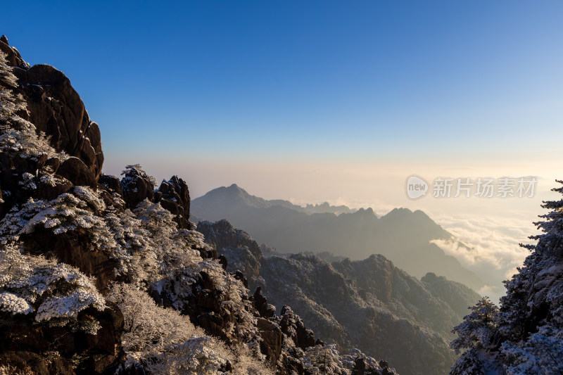 雪后黄山