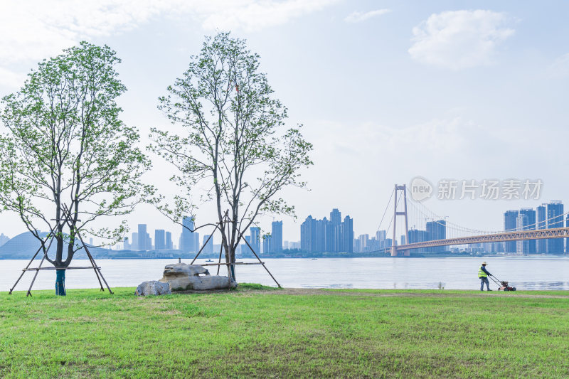 武汉洪山江滩公园风景