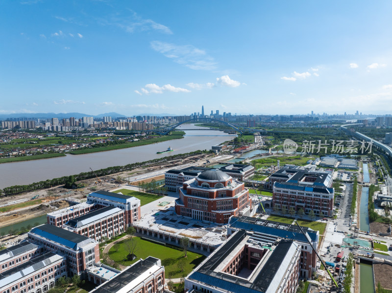 宁波东方理工大学航拍延时4k