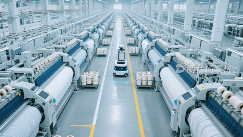 智慧工厂AGV机器人自动化物流仓储背景