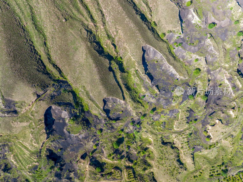 山西省大同市火山群地质文化遗产航拍风光