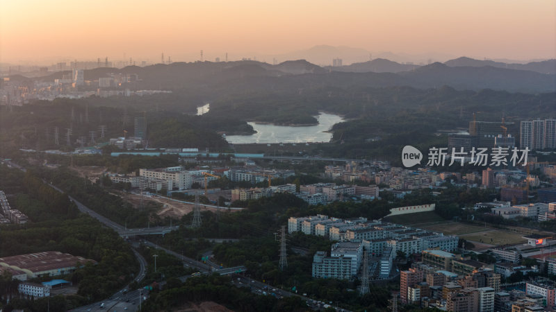 深圳龙华区城市风光