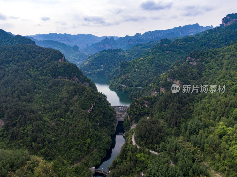 祖国壮丽山河湖南张家界风光航拍摄影图