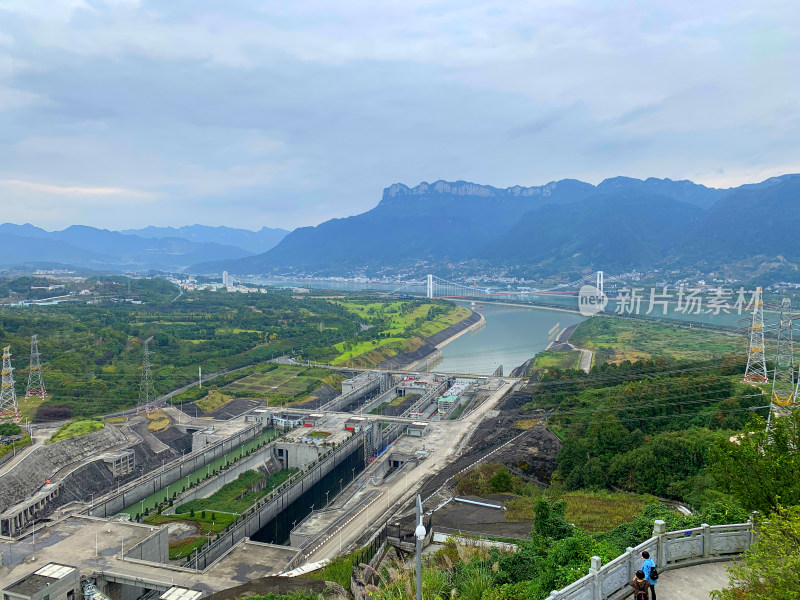 湖北宜昌三峡大坝风景区旅游风光