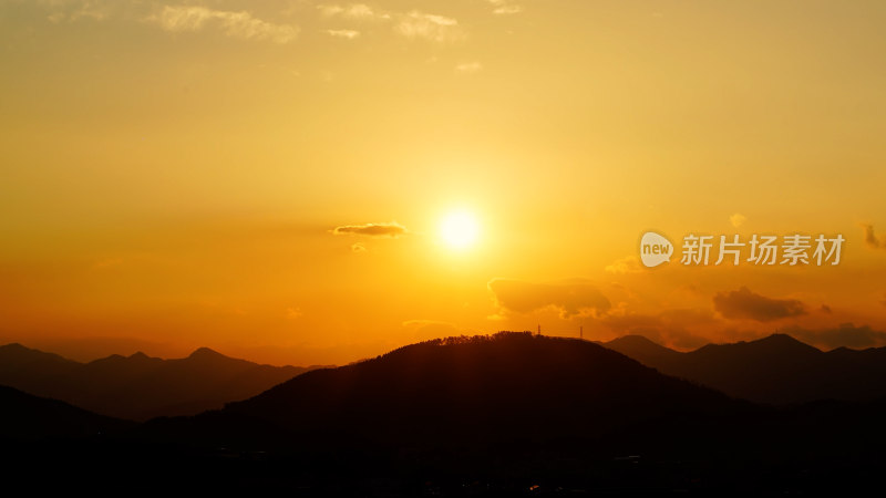 日出阳光天空太阳日出日落夕阳照片摄影