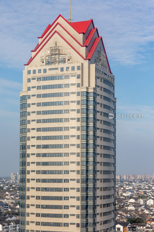 苏州古城区高楼建筑景观