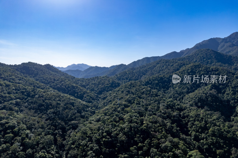 广东肇庆鼎湖山风景区航拍摄影图