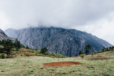 丽江玉龙雪山干河坝山脊线