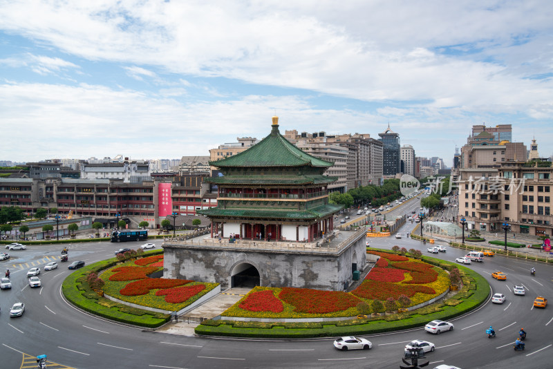 西安城市地标钟楼